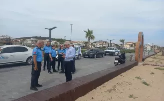 Balıkesir’de Sarımsaklı Plajında sıkı denetim