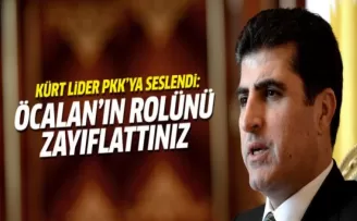 Barzani: PKK, Öcalan'ın rolünü zayıflattı