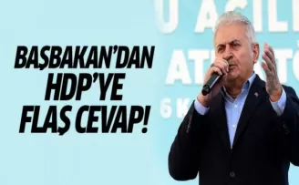 Başbakan'dan HDP'nin Meclis kararına cevap!