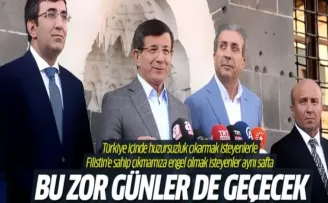 Başbakan Davutoğlu bayram namazını Diyarbakır'da kıldı