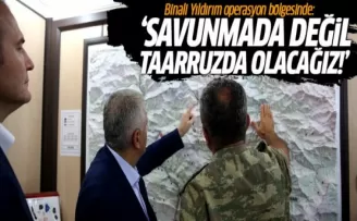 Başbakan operasyon bölgesinde: Savunmada değil taarruzda olacağız!