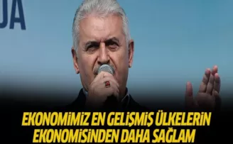 Başbakan: Türk ekonomisi en gelişmiş ülkelerin ekonomilerinden daha sağlam