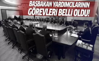 Başbakan Yardımcılarının görevleri belli oldu