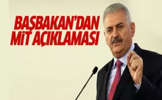 Başbakan Yıldırım'dan flaş MİT açıklaması