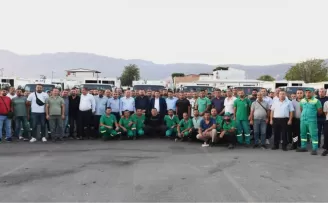 Başkan Aydın, güne emekçilerle başladı