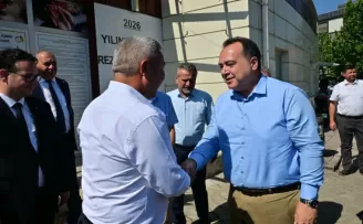 Başkan Dutlulu Salihli’de muhtarlarla buluştu