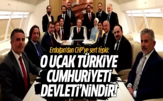 Başkan Erdoğan'dan CHP'ye Uçak Tepkisi