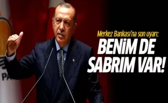Başkan Erdoğan'dan Merkez Bankası'na Tepki