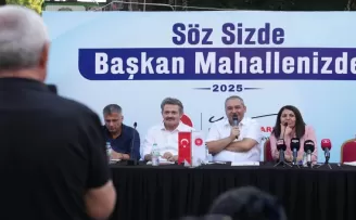 Başkan Özarslan mahalle buluşmalarıyla vatandaşın yanında