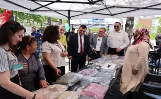 Başkan Özdoğan: “Üreten kadınlarımızın her zaman yanındayız“