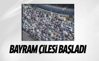 Bayram öncesi köprü trafiği durma noktasına geldi