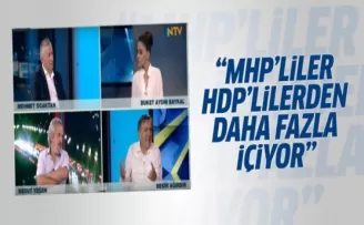 Bekir Ağırdır: MHP'liler HDP'lilerden daha fazla içiyor