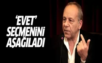 Bekir Coşkun evet oyu verecek olan seçmeni aşağıladı