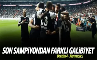 Beşiktaş Alanyaspor'u 4-1 mağlup etti