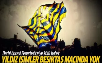 Beşiktaş Derbisi Öncesi Fenerbahçe'de İki Büyük Şok