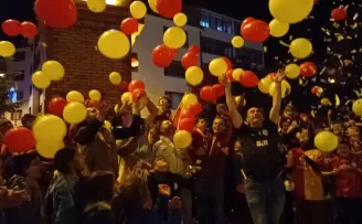 Bilecik Pazaryeri’nde şampiyonluk coşkusu gökyüzüne taşındı