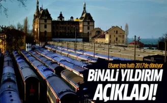 Binalı Yıldırım açıkladı! Efsane 2017'de dönüyor!