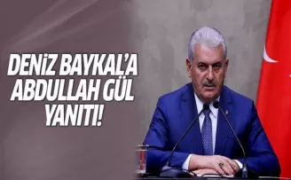 Binali Yıldırım'dan Deniz Baykal'a Abdullah Gül yanıtı