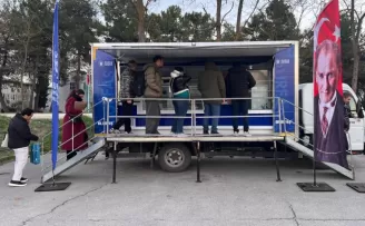 Bursa Büyükşehir öğrencilerin içlerini ısıtıyor