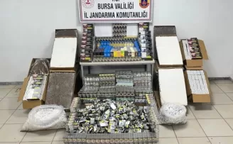 Bursa’da binlerce kaçak sigara ele geçirildi