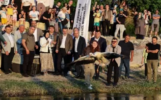 Bursa’da doğayla iç içe bir şenlik... Leylek Şenliği’ne coşkulu start