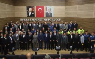 Bursa Emniyeti’nde 70 başarılı personel ödüllendirildi