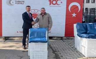 Bursa Gemlik’te 19 zeytin üreticisine ekipman desteği