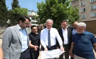 Bursa İnegöl’de Alanyurt Meydan Projesinde sona gelindi