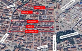 Bursa İnegöl’de iki mahallede tek yön uygulaması