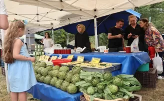 Bursa Nilüfer’de ’Hasanağa Enginar Festivali’ne yoğun ilgi