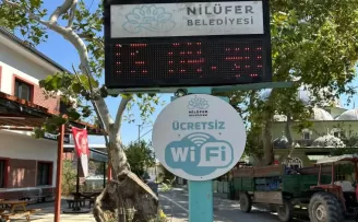 Bursa Nilüfer’de ücretsiz internet noktası 40’a ulaştı