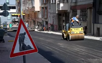 Bursa Osmangazi’de 160 ton asfalt döküldü