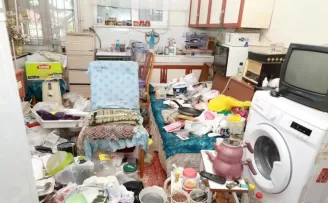 Bursa Osmangazi’de çöp eve belediyeden hızlı müdahale
