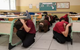 Bursa Osmangazi okullarda afet bilinci eğitimi