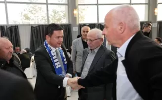 Bursa Ovaakça’da Başkan Aydın’a hizmet teşekkürü
