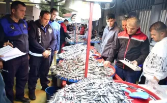 Bursa Yenişehir’de balık pazarına sıkı denetim