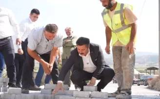 Bursa Yenişehir’de son 2 yılda 100 bin metrekare parke taşı döşendi