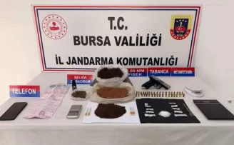 Bursa Yıldırım’da 1 kilogram sentetik madde ele geçirildi