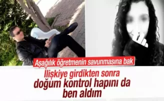 Cansel'e tecavüz eden öğretmenin savunması