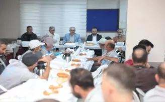 Çayırova’da Başkan Çiftçi, temizlik personellerini mesaiye uğurladı