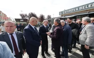 Çayırovalılar bayramlaştı