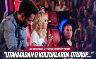 Cem Adrian'dan O Ses Türkiye jürisine ağır sözler!