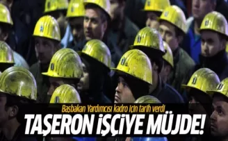  Cevdet Yılmaz taşeron işçilere müjdeyi verdi