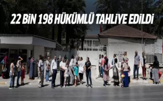 Cezaevlerinden 22 bin 198 hükümlü tahliye edildi