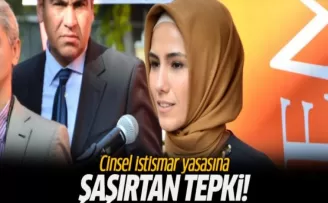 Cinsel istismar düzenlemesine şaşırtan tepki!