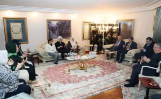 Cumhurbaşkanı Erdoğan’dan İyimaya ailesine taziye ziyareti