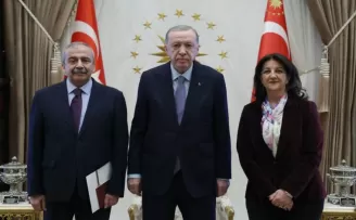 Cumhurbaşkanı Erdoğan, DEM heyetini kabul etti