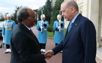 Cumhurbaşkanı Erdoğan mevkidaşı Mahmud’u ağırlıyor