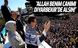Davutoğlu: Allah canımı alacaksa...