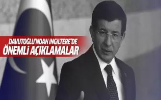 Davutoğlu, Londra'da DEİK Konferansı'nda konuştu